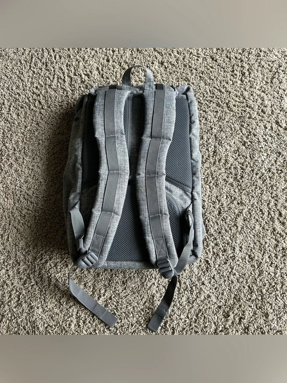 Herschel Supply Co Little America 25L Backpack Gray Raven Crosshatch Laptop 18